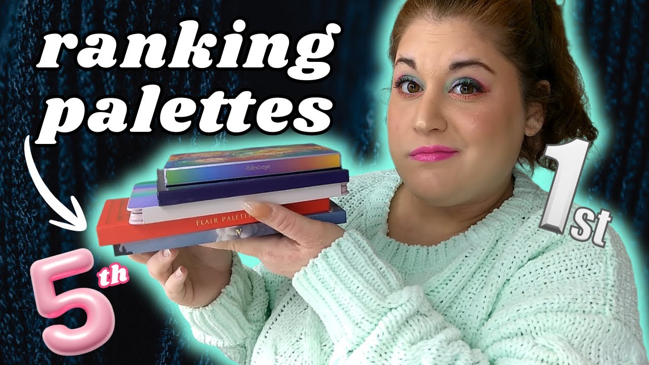 Ranking Palettes in my collection PART ONE! 😅