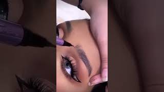 طريقة رسم الحواجب شعر شعر ،😍🦋