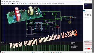 Simulating power supply circuits in Cricut Uc3842a محاكات داوائر مجهز الطاقةفي Circuitjs.html