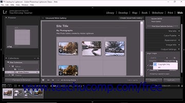 Lightroom Classic CC Tutorial The Output Settings Panel Adobe Training