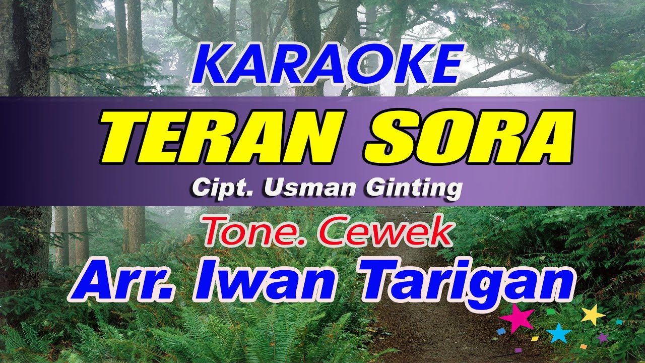 Karaoke Lagu Karo Teran Sora Cewek