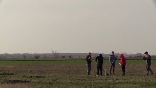 2024.02.27. - 130 tölgyfa csemetét ültettek el Magyarkanizsán