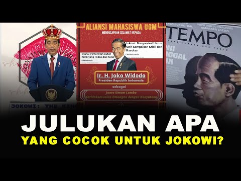 ADA YANG MAU BANTU SETNEG. JULUKAN APA YANG COCOK UNTUK JOKOWI?