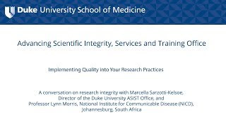 Promoting Research Integrity in the Academic Laboratory Setting: Implementing Quality