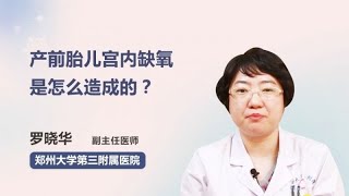 产前胎儿宫内缺氧是怎么造成的？ 罗晓华 郑州大学第三附属医院