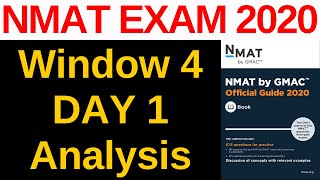NMAT 2020 Exam Window 4 Day 1 Analysis [New Changes, Expected Cut-Off, New Pattern, Difficulty]