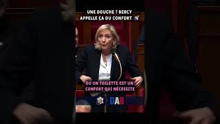 « Un lavabo, une douche… » : Marine Le Pen se paie Bercy sur la taxe foncière 😡