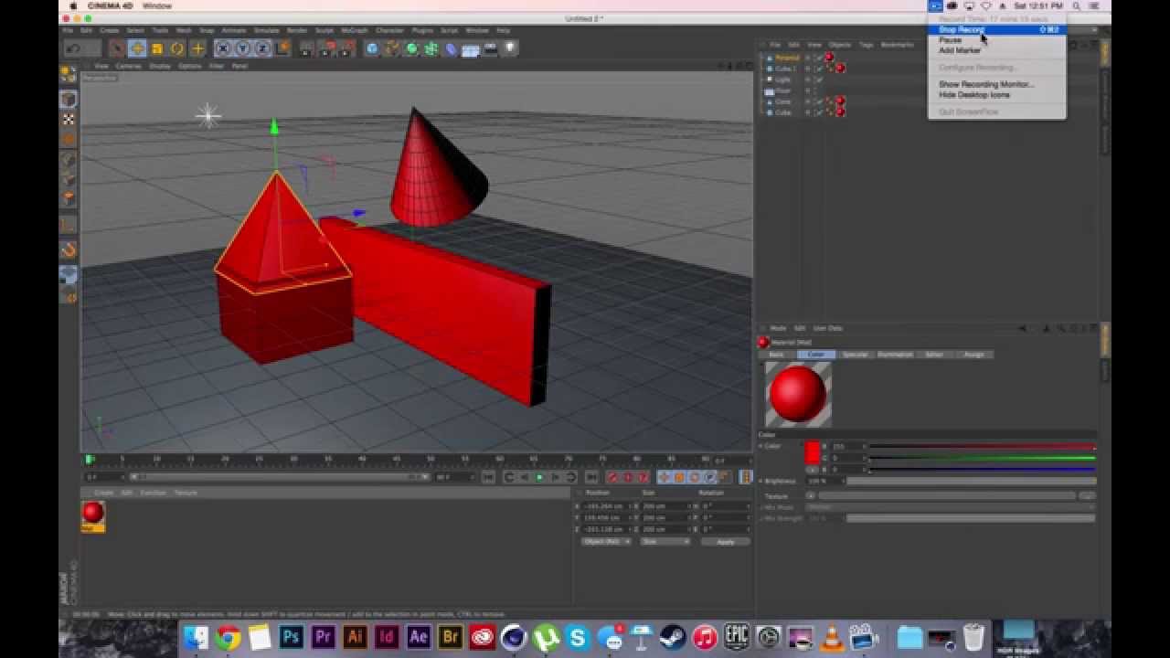 Cinema 4d tutorial for beginners - YouTube