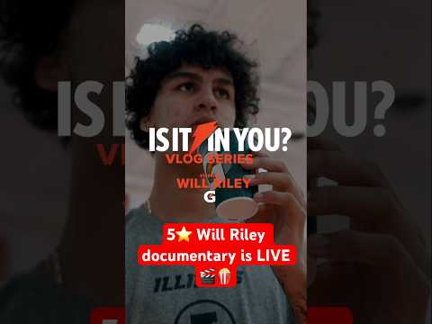 5⭐️ Will Riley “Is It In You” documentary is LIVE 🎬🍿 @gatorade #GatoradePartner