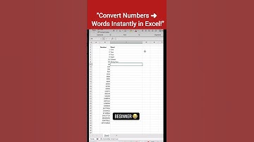 🤯Convert Numbers to Words in Excel | Excel Trick You Must Know 💡#excel #shorts #exceltips #ytshorts