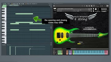 Polyphonic slide. New in VSTi guitars! Alex Antonov 8 String Guitar