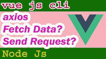 VueJs axios Part-05 | Get Request | Fetch Data | How to use axios in vue js?