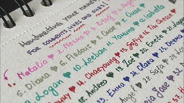 Subscribe & Watch Me Write YOUR Name #handwriting #calligraphy #ocd #calming #satisfying #doodle