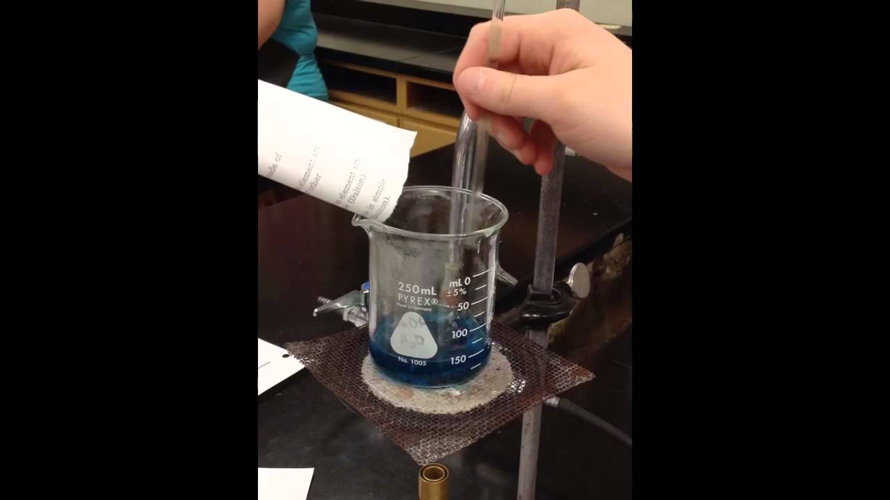 Limiting Reactant Lab - YouTube