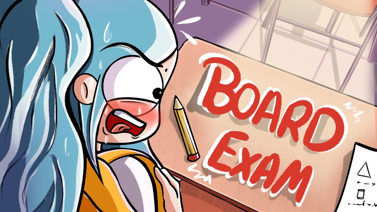 Examination Animation Life Of A Student During Board Exam | Ft. Board Exam #animation - YouTube