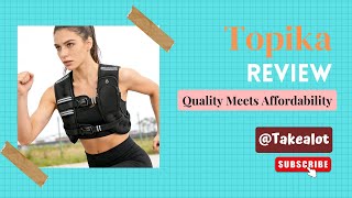 Topika Weighted Running Vest For Men Women Ladies 5kg8kg10kg With Pockets