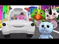 колеса на автобусе | детские стишки | Детские песни | мультфильмы для детей | Little Treehouse