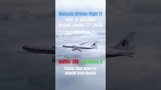 Malaysia Airlines Flight 17 Crash Animation  shorts
