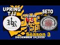 JBC season 3 3rd game UP RISING vs. SETO Dec 14,2025