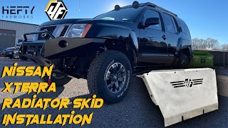 Hefty Fabworks Nissan Xterra Radiator Skid Plate Installation