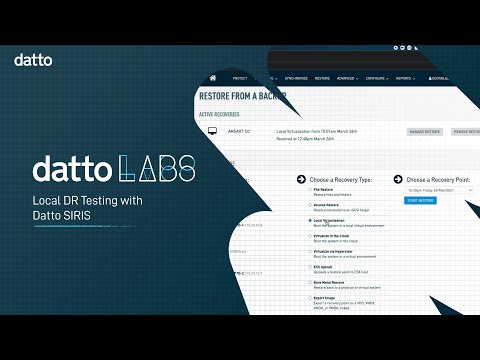 Datto Labs: Local