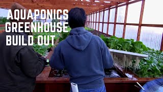 Aquaponics Greenhouse Build in 4k Video! Amazing Fly Over Drone Footage!