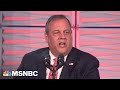 &#39;Your anger against the truth is reprehensible&#39;: Christie lashes out at MAGA crowd after being booed