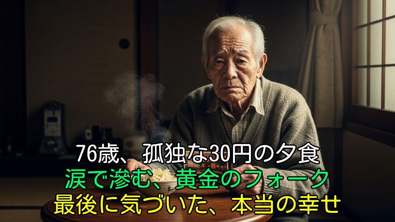【涙腺崩壊】「幸せはお金じゃなかった…」高級店常連の76歳資産家が、もやし生活の果てに気づいた”本当の幸せ”に涙が止まらない