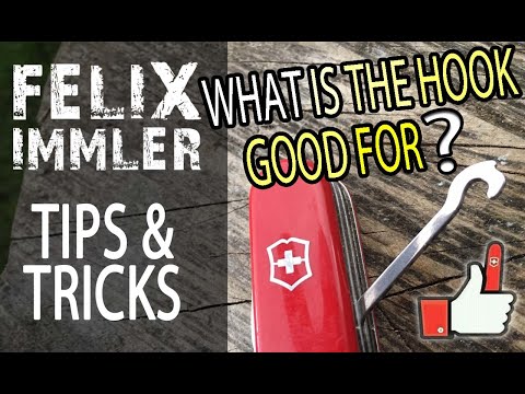 13 uses of the SAK hook & a unique modifying trick - Victorinox Tips & Tricks (28/40)