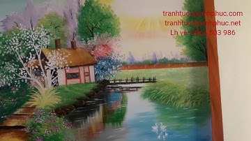 VẼ TRANH 3D TẠI AN LẬP - SƠN ĐỘNG - BẮC GIANG 0964 503 986