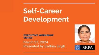 【Executive Workshop Series】Self-Career Development