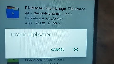 You have Error in application |problem solve in 2 minute | All mobile Sim tookit error problem solve