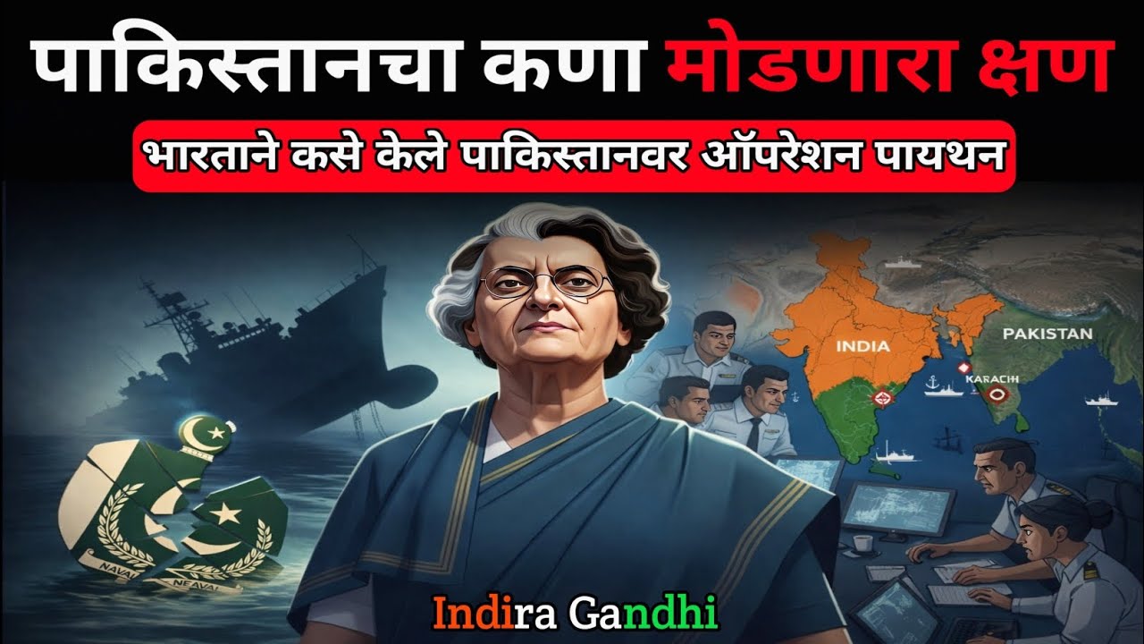 Pakistan cha Kana Modnara Kshann: Bharatane Kase Kele Operation Python | 2D Animation |