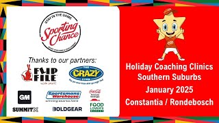 Sporting Chance Holiday Coaching Clinics - Southern Suburbs - January 2025