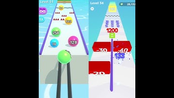 Ball Run 2048 vs Number Master 🎮🎮#shorts