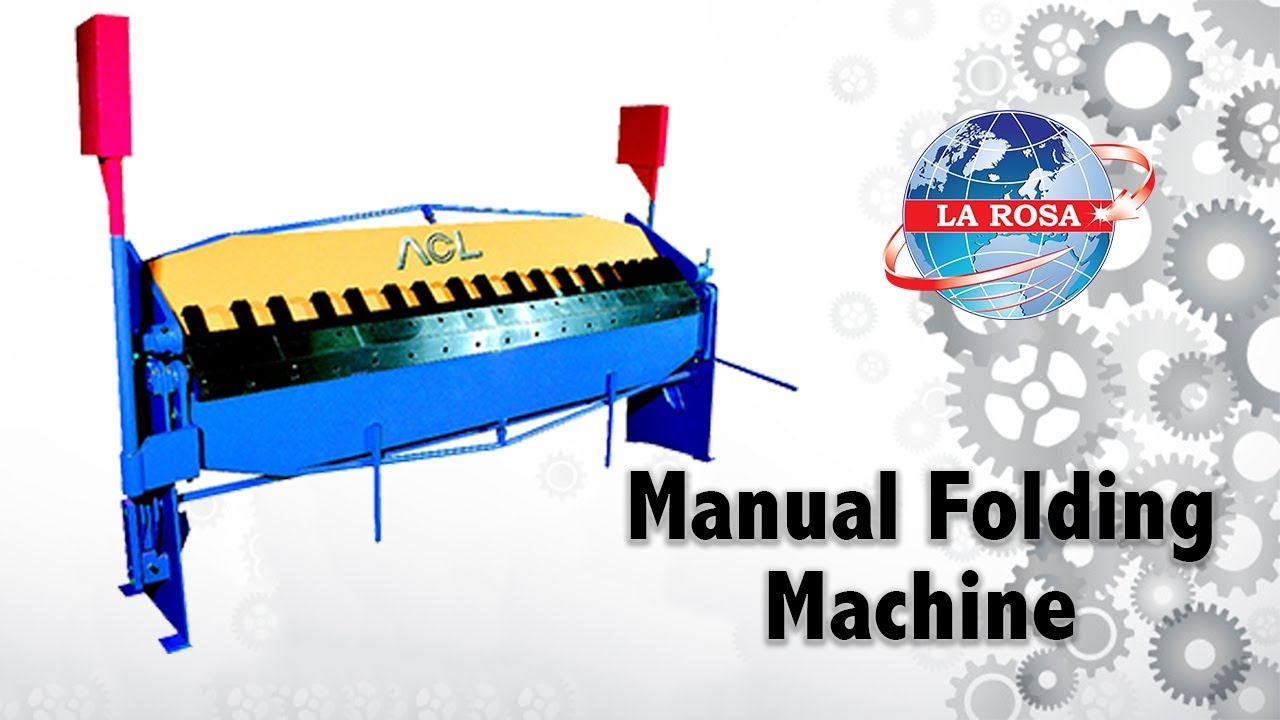 Manual Folding Machine (Box & Pan Brake) YouTube
