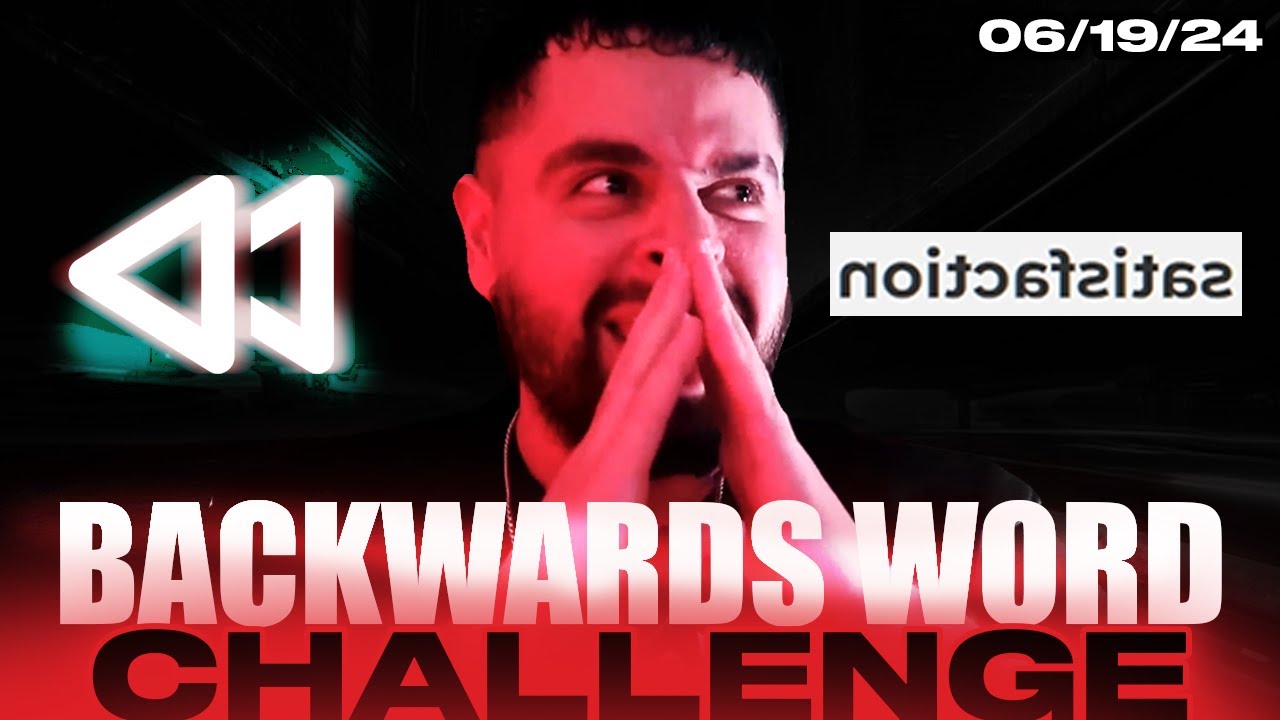 🔺BACKWARDS WORD CHALLENGE! 🔺PLAYING THE BEST FPS GAME OF 2024🔺
