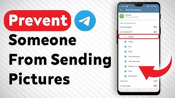 How To Prevent Someone From Sending Pictures In A Telegram Groupchat
