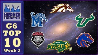 The Top 10 Group of 6 Football Teams after W2 - American, Mountain West, PAC-12, Sun Belt, MAC, CUSA