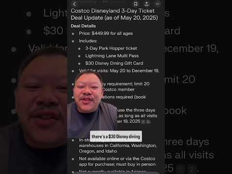 Costco Disneyland three