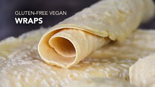 Easy Gluten Free Vegan Wraps That Wrap Really Well Gluten Free Vegetable Tortilla Vegan