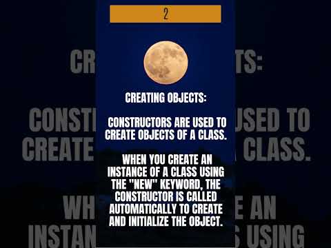 Constructor| reason why
