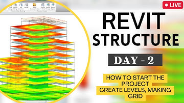 Revit Structure Live Professional Training | Day - 2 | Levels & Grid