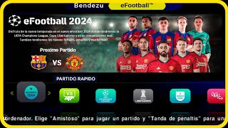 Efootball 24 De Bendezu 4.5 Con Tutorial De Instalación Para Que Lo Tengas En Tu Ppsspp