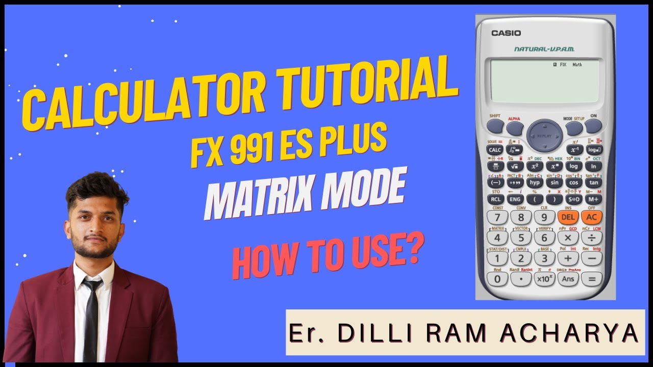 #5 Scientific Calculator Guide in Nepali l Matrix Mode l How to Use l 
