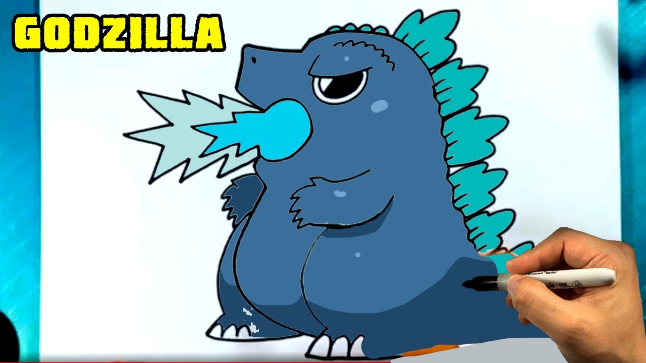 How to Draw GODZILLA Chibi