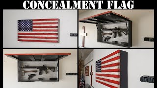 How to make a SIMPLE Concealment AMERICAN FLAG! | DIY Christmas Gift Idea