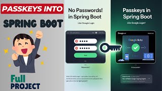 Passkey Auth Like Google Using Spring Boot Part 1 | Spring Passkey Example #springboot