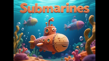 Fun Facts About Submarines Underwater for Kids | Submarines For Kids | Submarines Explained | STEM