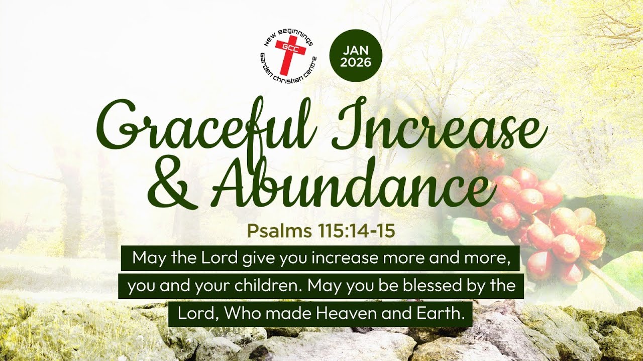 Graceful Increase & Abundance - GCC Live Stream 04 Jan 2026